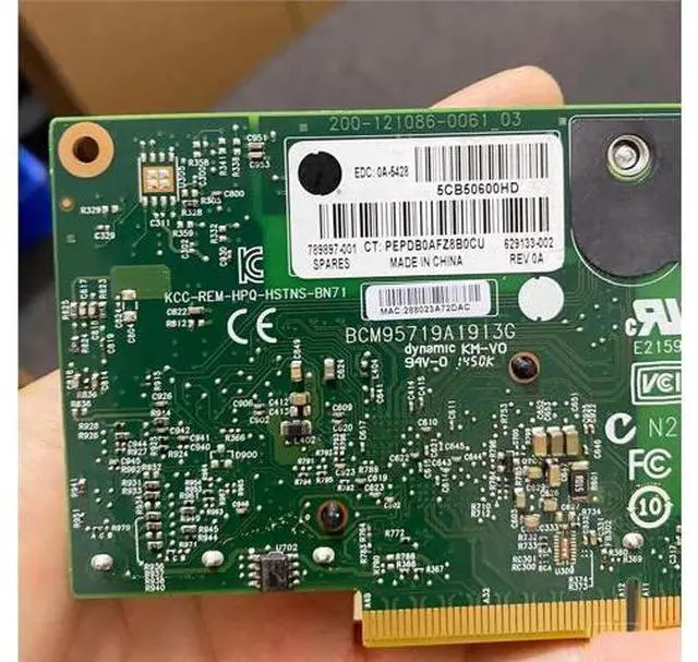 Alt view image 5 of 5 - 4-Port Ethernet 1Gb 331FLR Adapter 684208-B21 629135-B21 634025-001 Network Card for G8 G9 Gen8 Gen9 Converter(Only Card)