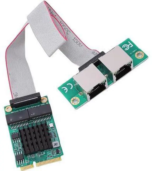 Alt view image 3 of 7 - Generic Mini PCIe Gigabit Ethernet Adapter Reliable Network Card for Industrial PCs Plug and Play for Desktop Computer Users
