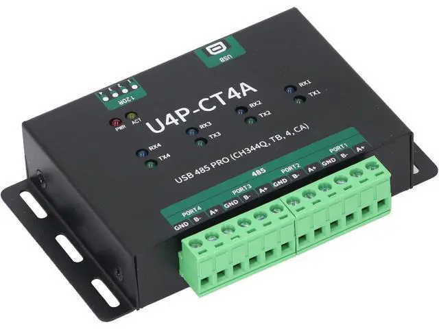 Alt view image 5 of 7 - Kadimendium USB Serial Port Module 4 Way Converter High Security Reliable Data Transmission for Industrial Use USB2.0 Type B 1 Unit