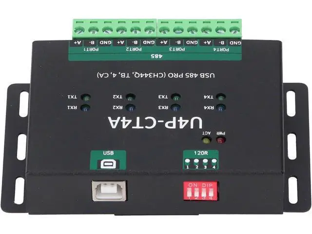 Alt view image 7 of 7 - Kadimendium USB Serial Port Module 4 Way Converter High Security Reliable Data Transmission for Industrial Use USB2.0 Type B 1 Unit