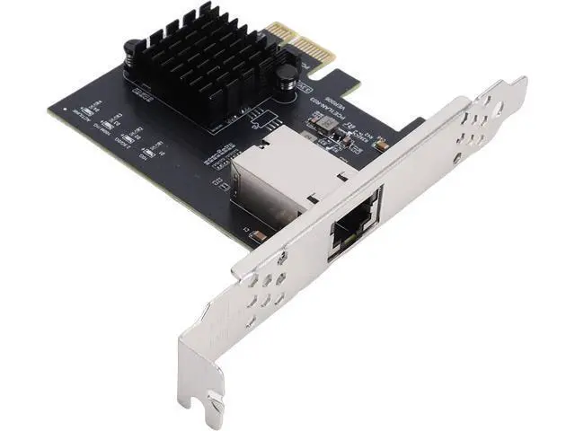 Alt view image 4 of 7 - Dpofirs PCIe 4.0 10Gbps Network Card, RTL8127AT Controller 10 Gigabit Ethernet Adapter, for Desktop Server PC NAS Workstation