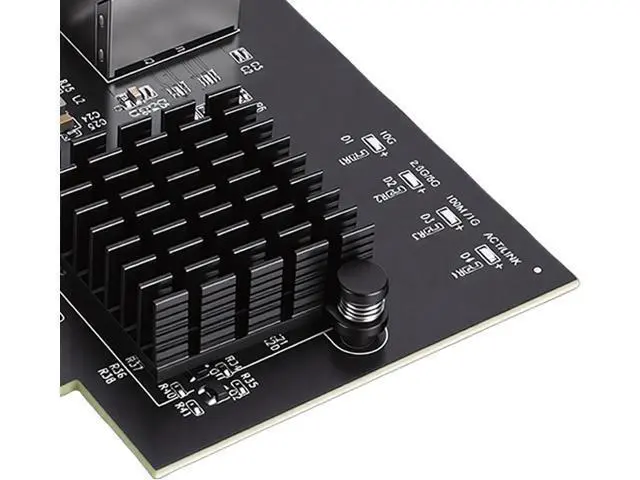 Alt view image 7 of 7 - Dpofirs PCIe 4.0 10Gbps Network Card, RTL8127AT Controller 10 Gigabit Ethernet Adapter, for Desktop Server PC NAS Workstation