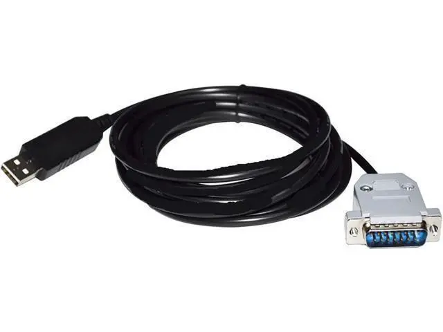 Alt view image 2 of 5 - F&T>D*I FT232RL CHIP USB to RS232 / RS485 D-SUB 15 PIN DB15 Male Adapter Communication Program Cable for YOKOGAWA DD Drive DRVGIII(3M,RS485 Singal)