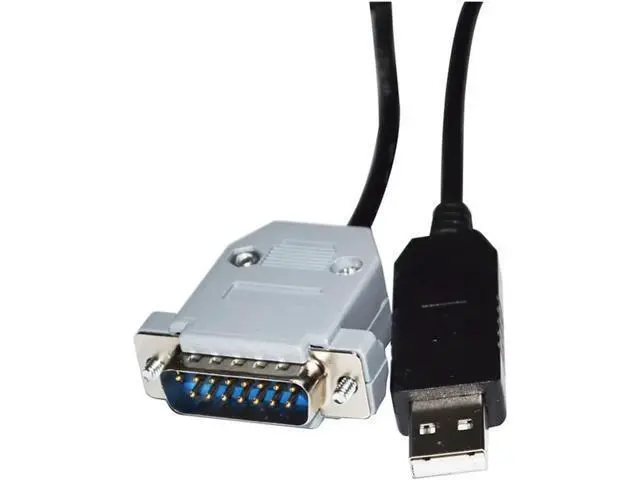 Alt view image 5 of 5 - F&T>D*I FT232RL CHIP USB to RS232 / RS485 D-SUB 15 PIN DB15 Male Adapter Communication Program Cable for YOKOGAWA DD Drive DRVGIII(3M,RS485 Singal)