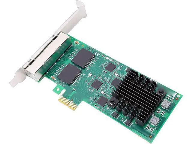 Alt view image 7 of 7 - Zunate PCI Express NIC Card, PCIe x1 Network Adapter with 4 Ports, 5 GT s 82574, RJ45, Low Power Design, for Servers Desktops Industrial