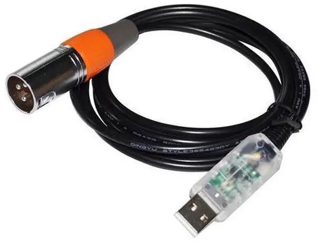 Alt view image 2 of 6 - FT232RL CHIP USB to XLR 3PIN Male RS485 Converter Serial Cable for Audio Processor to PC(8M,Color B)