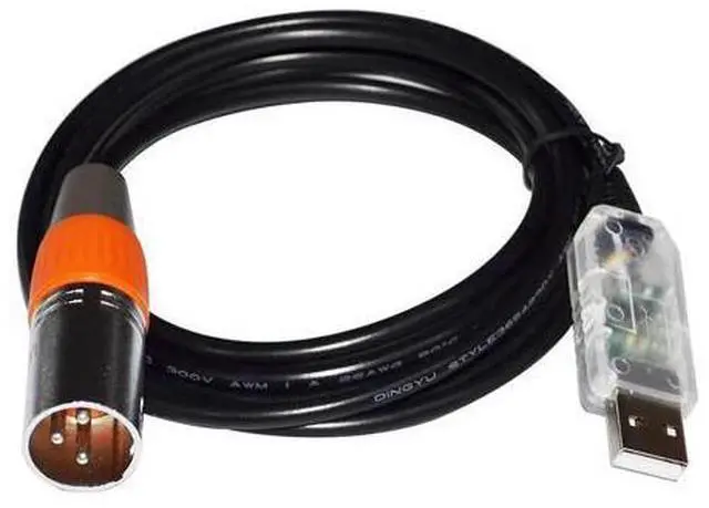 Alt view image 3 of 6 - FT232RL CHIP USB to XLR 3PIN Male RS485 Converter Serial Cable for Audio Processor to PC(8M,Color B)