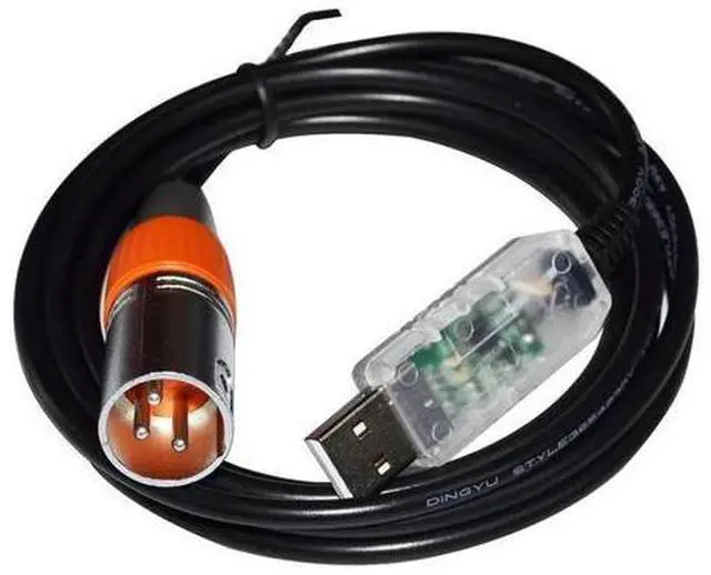 Alt view image 5 of 6 - FT232RL CHIP USB to XLR 3PIN Male RS485 Converter Serial Cable for Audio Processor to PC(8M,Color B)