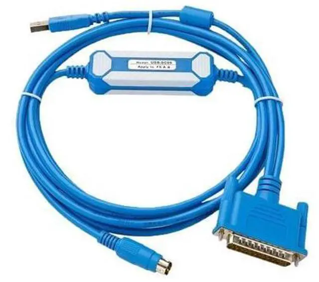 Main image of USB-SC09 Programming Cable for FX/A FX0 FX0S FX1S FX0N FX1N FX2N A Series Download Line RS232 Port