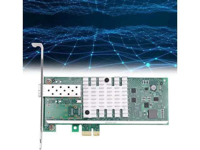 Alt view image 4 of 7 - 10GB PCIE X1 Network Card, SFP Fiber Ethernet Adapter with 82599EN Chip, Support for VMware Server