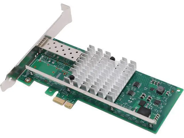 Alt view image 6 of 7 - 10GB PCIE X1 Network Card, SFP Fiber Ethernet Adapter with 82599EN Chip, Support for VMware Server