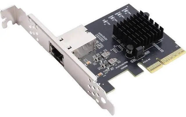Alt view image 4 of 7 - PCIe 4X Gigabit Network Card, 10Gbps Ethernet Adapter with RTL8127AT Chip, for Desktop Server PC NAS Data Center Gaming