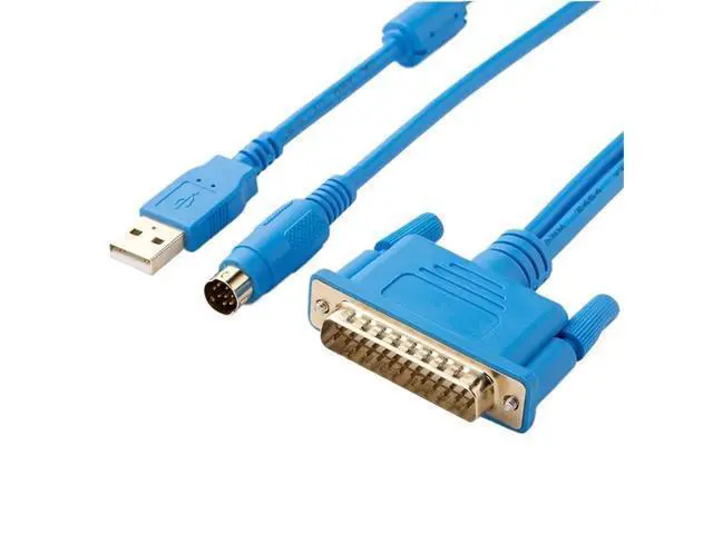 Alt view image 2 of 3 - USB-SC09 Programming Cable for FX/A FX0 FX0S FX1S FX0N FX1N FX2N A Series Download Line RS232 Port