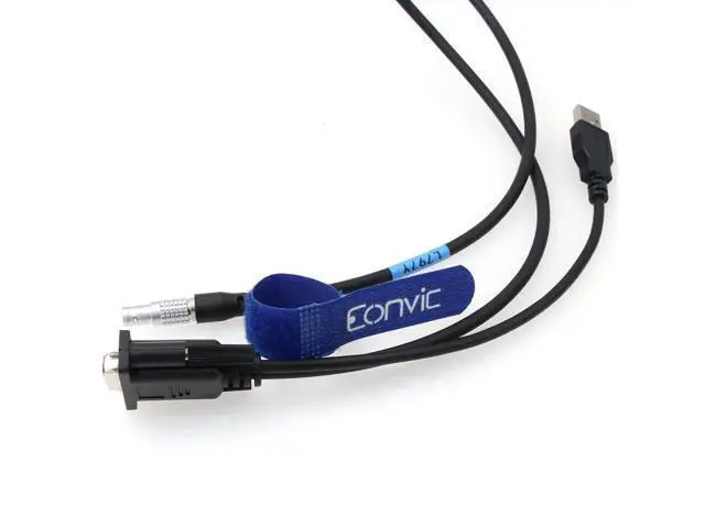 Alt view image 3 of 3 - South GPS GNSS S10 Data Cable L797Y S86 S86T 7pin USB to DB9 RS232 Serial Computer