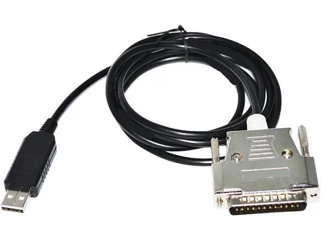 Alt view image 2 of 5 - Industrial F&T>D*I FT232RL CHIP USB to D-SUB 25PIN DB25 Male RS232 Converter Serial CNC Programming Cable for Roland XY-RS-34(5M)