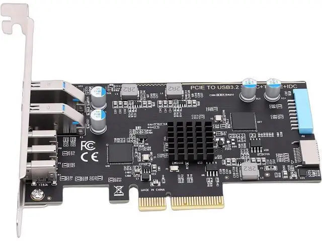 Alt view image 5 of 7 - Jiawu PCIe Adapter Card, HighSpeed PCI Express Adapter for Seamless Data Transfer, 10Gbps PCIe to Type C USB 3.0 for Desktop Computers, MultiPort Expansion