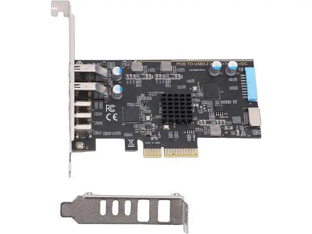 Alt view image 6 of 7 - Jiawu PCIe Adapter Card, HighSpeed PCI Express Adapter for Seamless Data Transfer, 10Gbps PCIe to Type C USB 3.0 for Desktop Computers, MultiPort Expansion