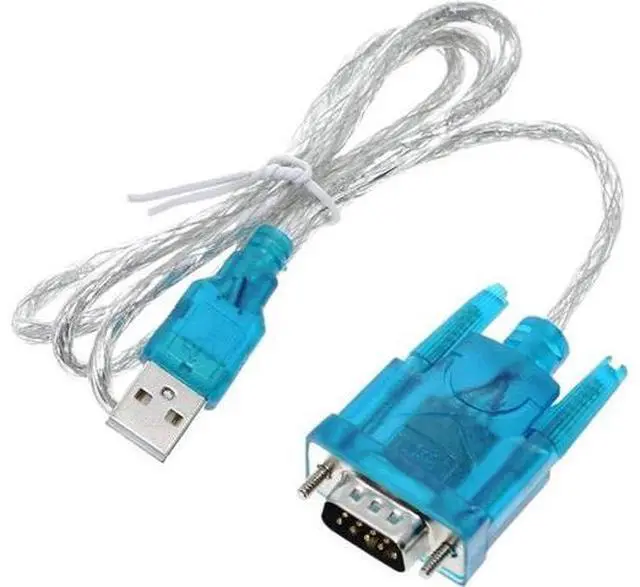 Main image of 1-10PCS HL-340 USB to RS232 COM Port Serial PDA 9 pin DB9 Cable Adapter Support Windows7 64(10PCS)