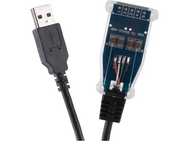 Alt view image 2 of 6 - EVURU USB to RS422 RS485 Serial Adapter Converter 6Pin Terminal Block Communication Cable