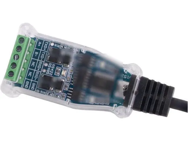 Alt view image 4 of 6 - EVURU USB to RS422 RS485 Serial Adapter Converter 6Pin Terminal Block Communication Cable