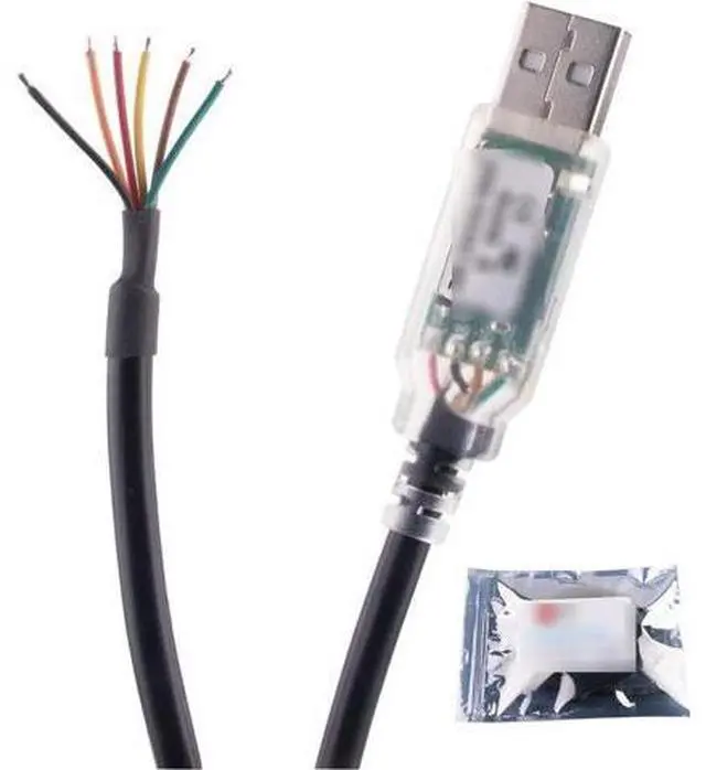 Main image of USB to RS485 Serial Port Converter Adapter Cable 6Pin Wire End FT-DI Chip Supports Windows 10 8 7 XP and