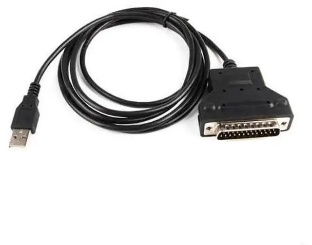 Main image of USB to DB25 25Pin Serial Cable for Connecting Vintage Printing Equipment 180cm