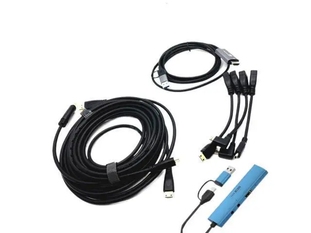 Alt view image 2 of 7 - 2in1 USB to MI NI HDMI-Compatible Video Capture Card Live Streaming Cable(2m Micro 2)