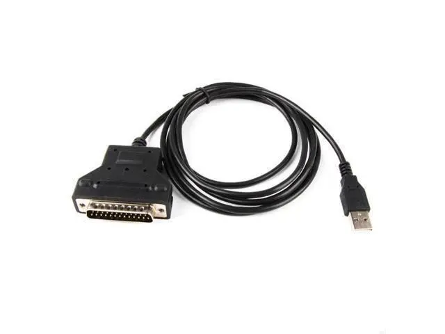 Alt view image 4 of 4 - USB to DB25 25Pin Serial Cable for Connecting Vintage Printing Equipment 180cm