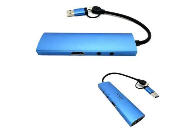 Alt view image 5 of 7 - 2in1 USB to MI NI HDMI-Compatible Video Capture Card Live Streaming Cable(2m Micro 2)