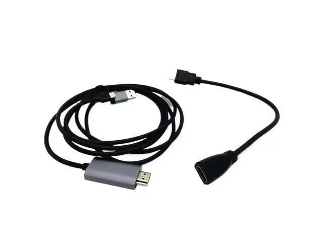 Alt view image 7 of 7 - 2in1 USB to MI NI HDMI-Compatible Video Capture Card Live Streaming Cable(2m Micro 2)