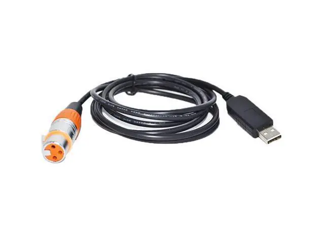 Alt view image 3 of 3 - FT232RL USB to RS485 3PIN 3P DMX512 DMX 512 XLR Female Converter Cable for Freestyler Stage Controller KABLE(8M,XLR Male 2)
