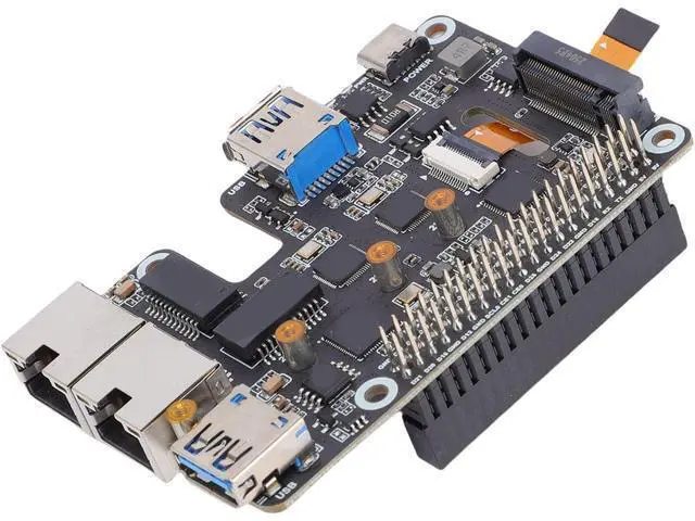 Alt view image 3 of 7 - Fabater USB 3.2 Gen1 PCIe to NVMe M.2 Adapter Versatile Setup for 5 Supports .5G Ethernet and Storage