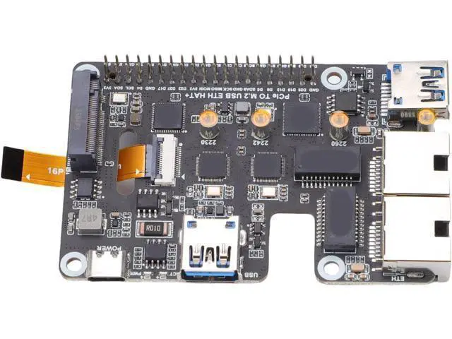 Alt view image 5 of 7 - Jiawu 2.5G Ethernet PCIe to USB 3.2 Gen1 Adapter Efficient Dual Expansion Solution for 5 M. NVMe SSD