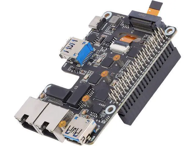 Alt view image 7 of 7 - Jiawu 2.5G Ethernet PCIe to USB 3.2 Gen1 Adapter Efficient Dual Expansion Solution for 5 M. NVMe SSD