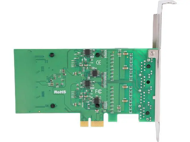 Alt view image 5 of 7 - PCIe X1 4 Port Network Card, 82571 Chip Gigabit Ethernet Adapter with 4 RJ45 Ports, for Industrial PCs and Servers