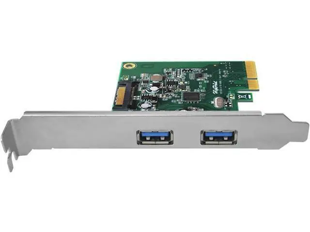 Alt view image 3 of 5 - HighPoint RocketU 1322A 2-Port USB 3.1 PCIe 2.0 Host Adapter