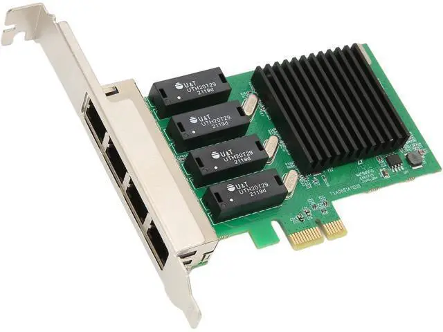 Alt view image 5 of 7 - 1000Mbps PCIE NIC Network Card, 4 RJ45 Ports PCI E Ethernet LAN Adapter for Realtek RTL8111H Chipset, PCIE Network Interface Card for Server for Linux for VMware