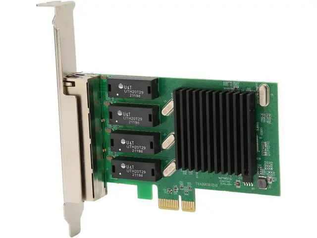 Alt view image 7 of 7 - 1000Mbps PCIE NIC Network Card, 4 RJ45 Ports PCI E Ethernet LAN Adapter for Realtek RTL8111H Chipset, PCIE Network Interface Card for Server for Linux for VMware