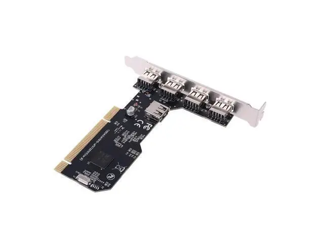 Alt view image 5 of 5 - PCI to USB Extend Card 5 Ports USB 2.0 USB3.0 to PCI 32Bit Converter Adapter with NEC Chip for Desktop PC Computer(A Style)