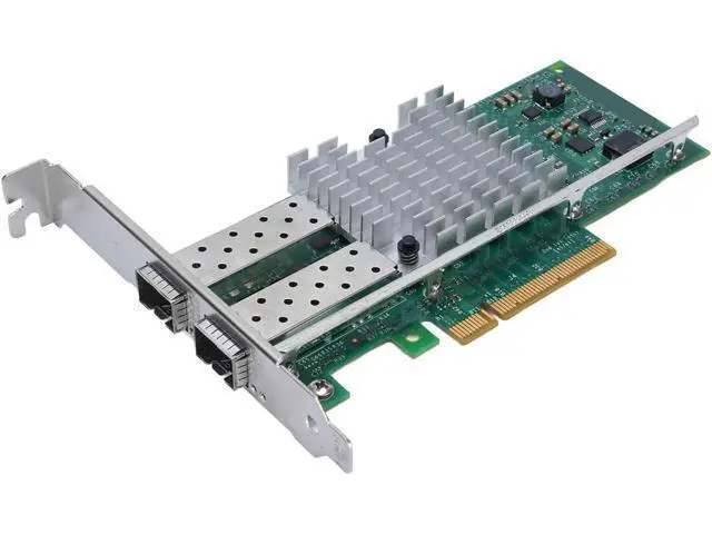 Alt view image 6 of 7 - 10G Dual Port SFP Server Network Card, 82599 Chip 10Gbps Ethernet Adapter for X520-DA2, PCIe X8 Low Profile, Supports Fiber Connection