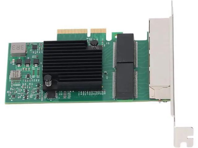Alt view image 3 of 7 - Gigabit PCIe X4 Network Card with 4 Ports, High Speed Ethernet Adapter for Server, Desktop, Workstation, Efficient and Reliable