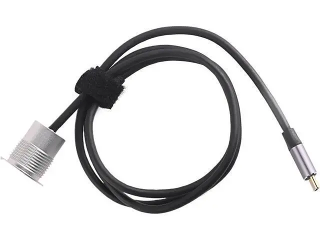 Alt view image 4 of 5 - USB USBC Type C Typec Female to Female F-F Panel Mount Extention Round Metal Adapter