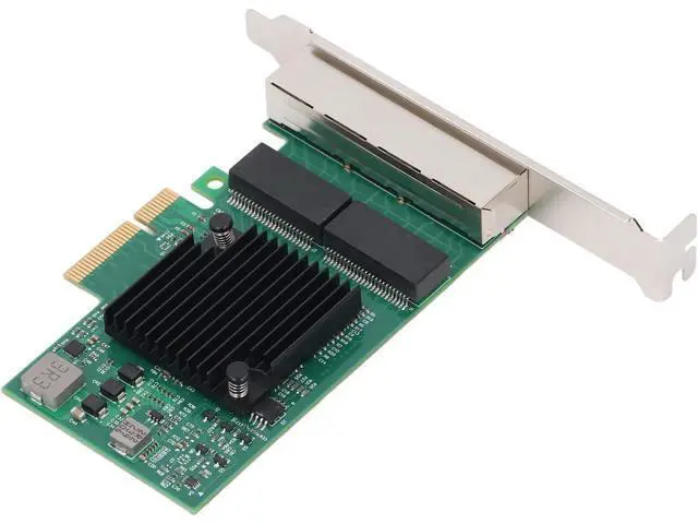 Alt view image 4 of 7 - Gigabit PCIe X4 Network Card with 4 Ports, High Speed Ethernet Adapter for Server, Desktop, Workstation, Efficient and Reliable