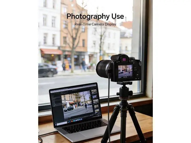 Alt view image 6 of 7 - 33FT USB C Active Cable for Camera, USB 3.2 Gen 1 5Gbps Data Transfer Cable for Live View, Rignt Angle, Upgraded Copper Core, for Photographers, Videographers, Vloggers, and Content Creators