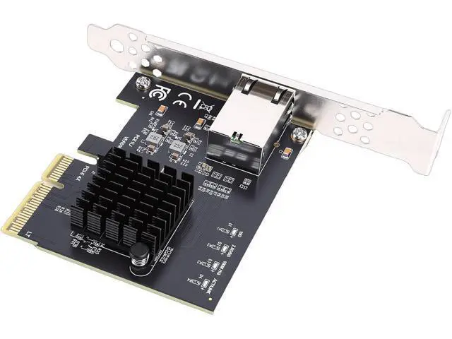 Alt view image 6 of 7 - PCIe 4X Gigabit Network Card, 10Gbps Ethernet Adapter with RTL8127AT Chip, for Desktop Server PC NAS Data Center Gaming