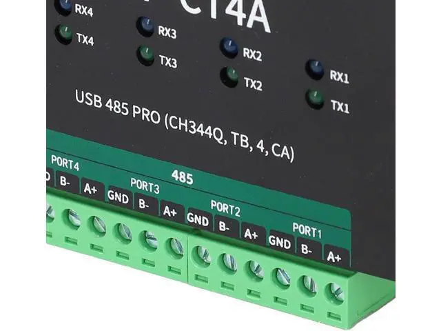 Alt view image 7 of 7 - USB to RS485 Converter Adapter, Industrial Grade Isolated USB Serial Port Module with Original and SP3485 Chips, for Industrial Control Equipment