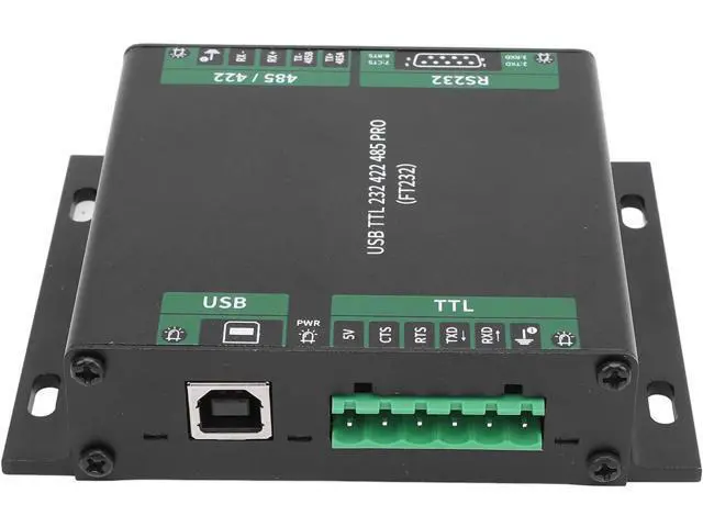 Alt view image 3 of 7 - 9 in 1 Industrial USB to RS232/422/485/TTL Adapter with FT232RL Chip, Isolated for Multi Device Support