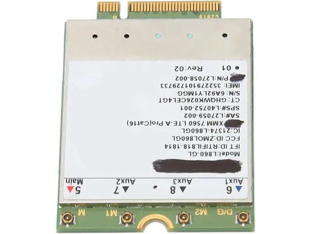 Alt view image 3 of 7 - L860 GL Network Card, M.2 Adapter, 1Gbps DL 150Mbps UL, Full Band LTE Support, Easy Plug and Play for Win Laptop