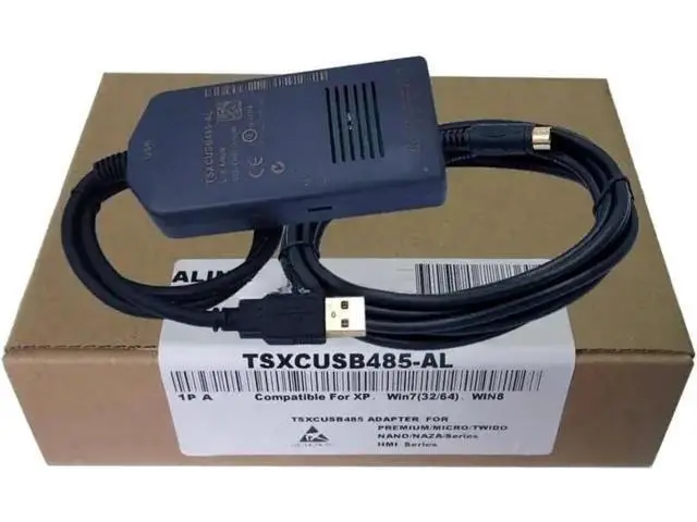 Alt view image 3 of 3 - TSXCUSB485 USB Programming Cable with Driver - Compatible with TSXCRJMD25 and TSXPCX3030 for PLC Programming on Windows 7 & 10
