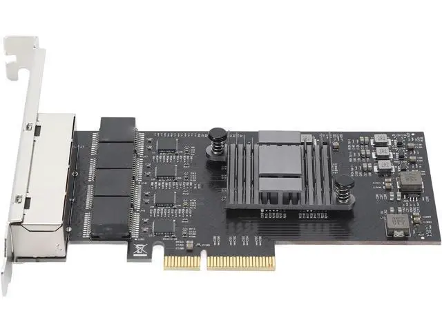 Alt view image 3 of 7 - SUNGOOYUE 2.5Gb PCIe Network Card, 4 RJ45 Ports 2500Mbps Ethernet Adapter with RTL8125BG Chip, for Server Centos